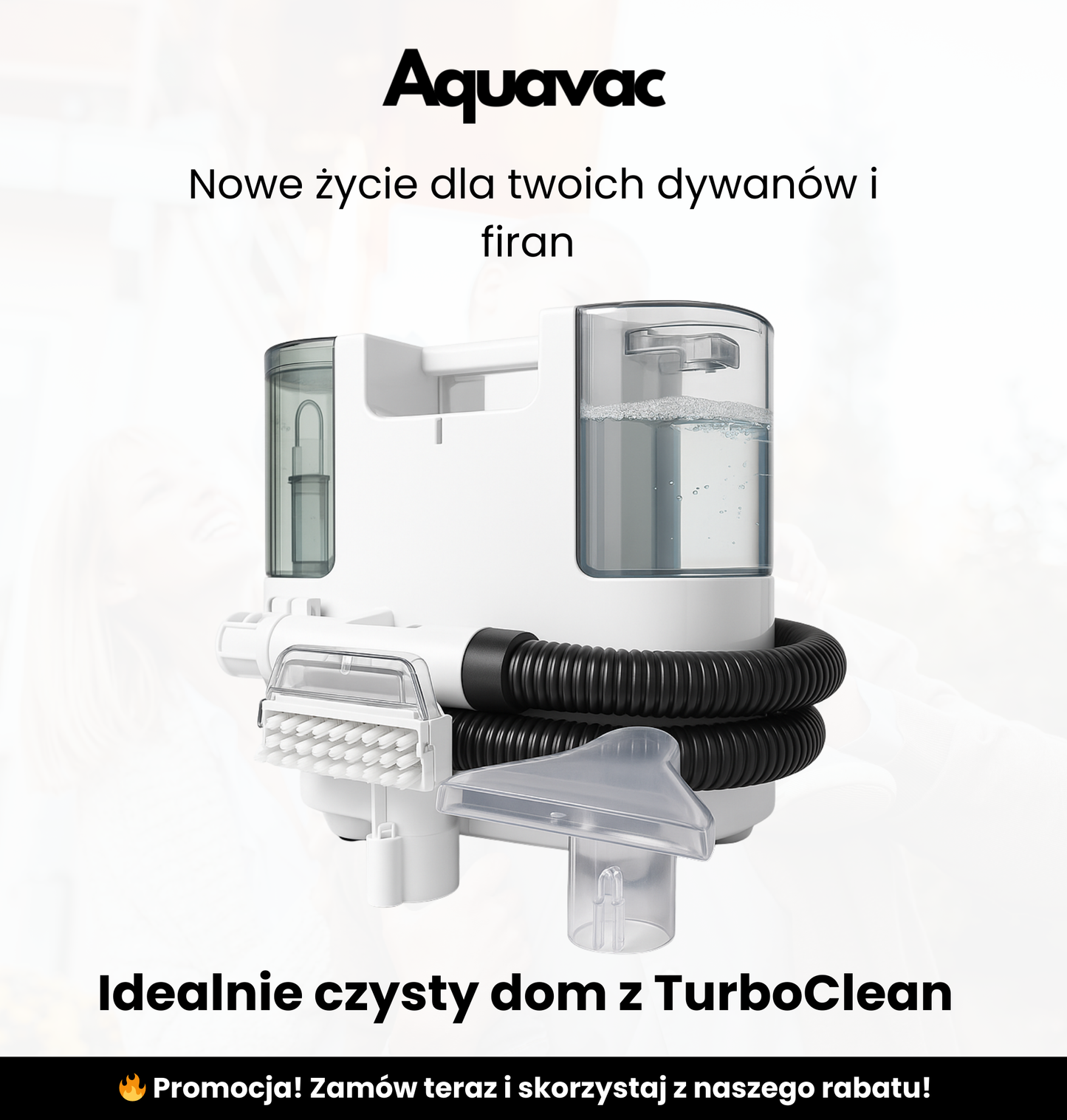 TurboClean - przenośny odkurzacz czyszczący